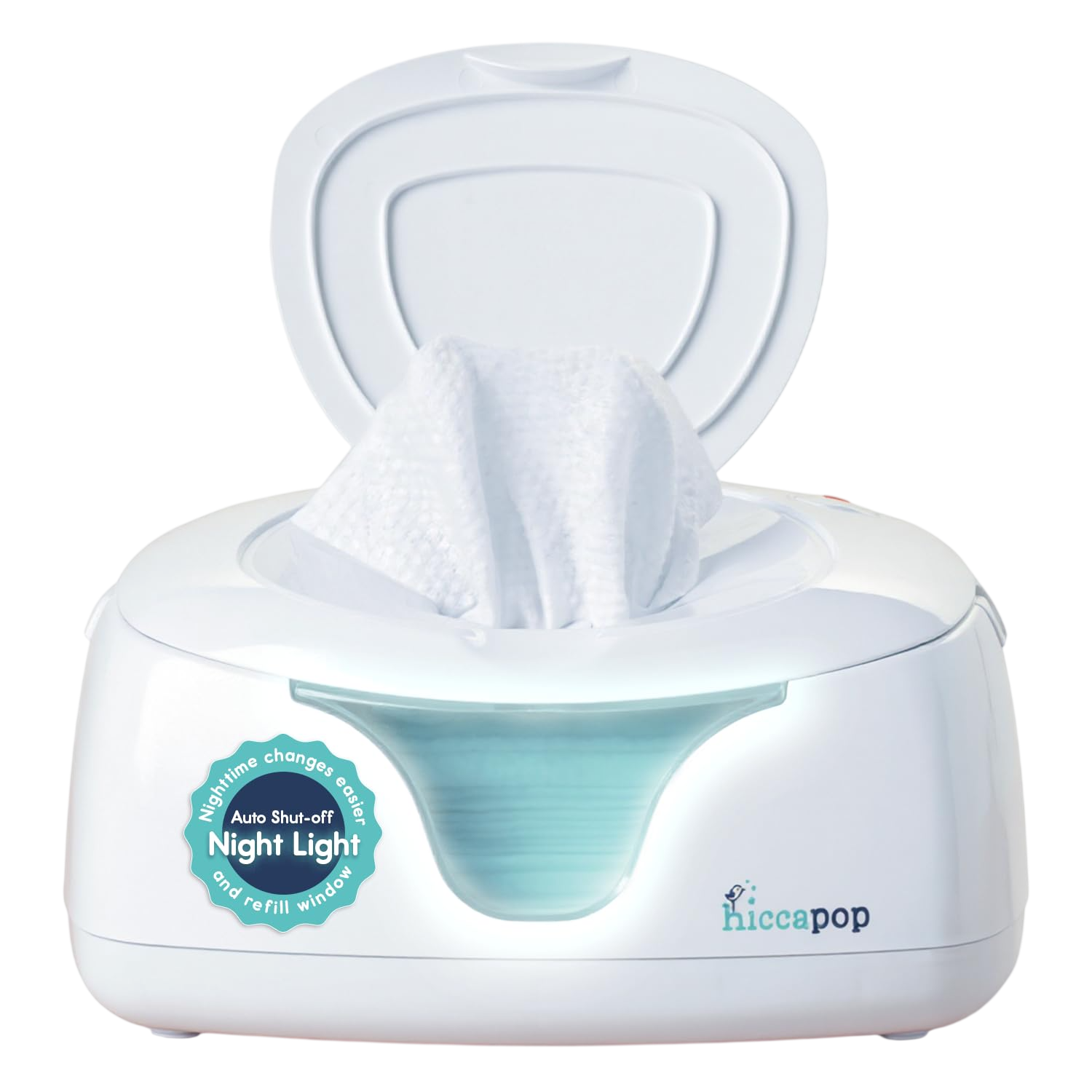 Hiccapop Wipe warmer Baby Wipe Warmer and Baby Wet Wipes Dispenser White