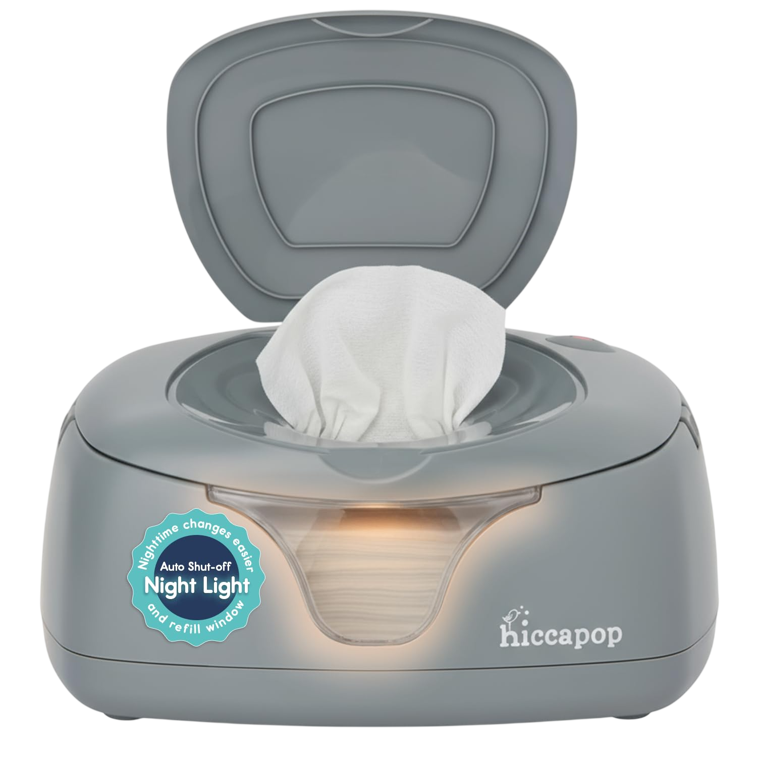 Baby Wipe Warmer and Baby Wet Wipes Dispenser Gray by Hiccapop Wipe warmer